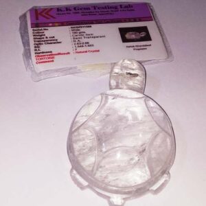 Abhimantrit Indian Sphatik Kachua (Tortoise) & Lab Certified -160 Gram - Image 2