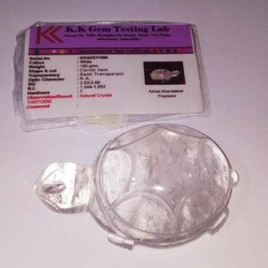 Abhimantrit Indian Sphatik Kachua (Tortoise) & Lab Certified -160 Gram - Image 5