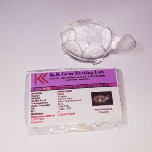 Indian Sphatik Kachua (Tortoise) & Lab Certified -114 Gram - Image 5