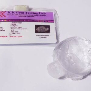 Indian Sphatik Kachua (Tortoise) & Lab Certified - 126 Gram - Image 2