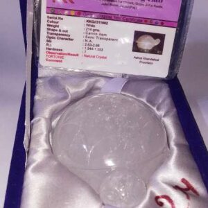 Indian Sphatik Kachua (Tortoise) & Lab Certified - 208 Gram - Image 1