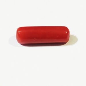 Abhimantrit Red Coral/ Moonga Stone Lab-Certified - 7.20 Carat - Image 4