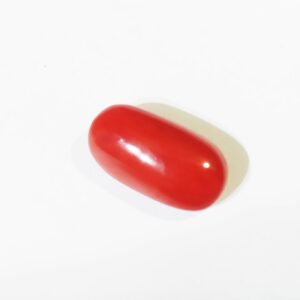 Natural Red Coral/ Moonga Stone & Lab- Certified - 7.30 Carat - Image 4