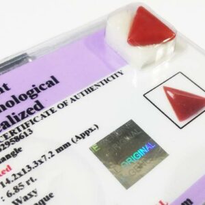 Abhimantrit Triangle Red Coral/ Moonga Stone- 6.85 Carat - Image 2