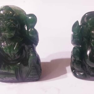 Laxmi Ganesh, Natural Green Aventurine Stone Idol 311 Gram - Image 5