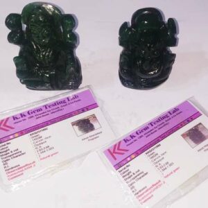 Laxmi Ganesh, Natural Green Aventurine Stone Idol 311 Gram - Image 4