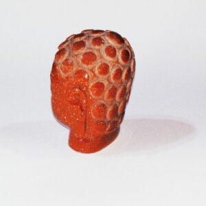 Lab- Certified Buddha head gold stone 110 Gram - Image 3