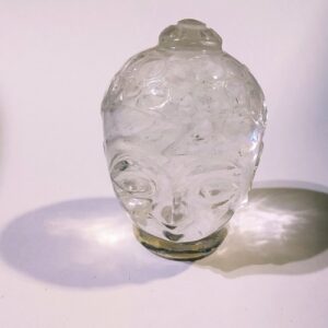Sphatik (Crystal) Buddha Head Idol Certified & Abhimantrit 98 Gram - Image 1