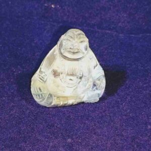 Abhimantrit Sphatik laughing Buddha & Certified  24 Gram - Image 3