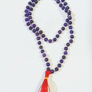 Amethyst Mala / Jamunia Mala 72 Beads 8 mm & Abhimantrit - Image 3
