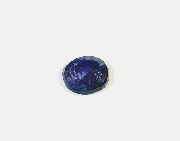 GEMS HUB Blue sapphire 6.25-6.50 Ct Top Quality Natural Gemstone For Astrological Purpose