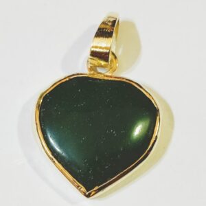Abhimantrit Natural Green Aventurine Locket in silver locket 23 crt Certified - Image 4
