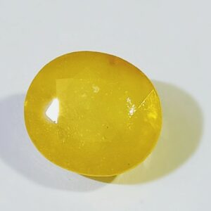 Abhimantrit Yellow Sapphire (Pukhraj) & Certified - 8.25 Carat - Image 5