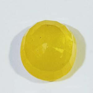 Abhimantrit Yellow Sapphire (Pukhraj) & Certified - 8.25 Carat - Image 3