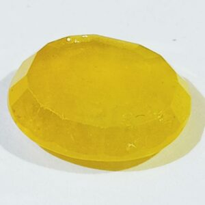 Yellow Sapphire (Pukhraj) Certifie & Abhimantrit 9.25 Carat - Image 5