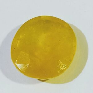 Yellow Sapphire (Pukhraj) Certifie & Abhimantrit 9.25 Carat - Image 1