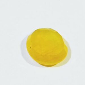 Yellow Sapphire (Pukhraj) Certifie & Abhimantrit 9.25 Carat - Image 3