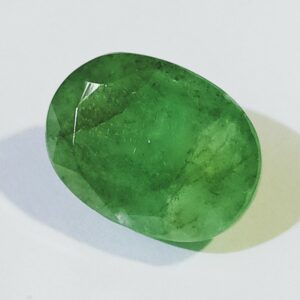 Lab Certified  Panna Stone (Emerald) Oval shape & Abhimantrit- 7.25 Carat - Image 1