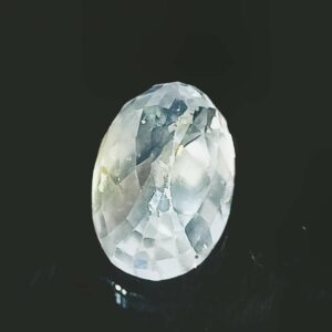 Abhimantrit White Zircon Transparent Stone & Lab Certified 5.25 Carat - Image 4