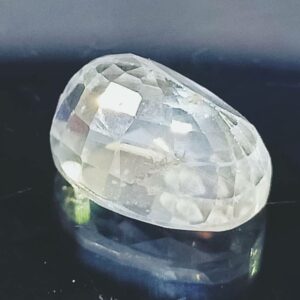 Abhimantrit White Zircon Transparent Stone & Lab Certified 5.25 Carat - Image 5