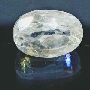 Abhimantrit White Zircon Transparent Stone & Lab Certified 5.25 Carat - Image 6