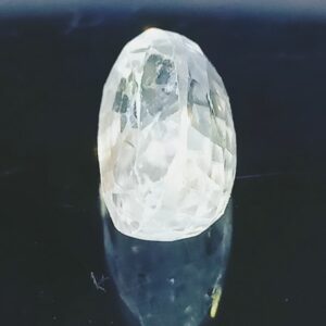 Abhimantrit White Zircon Transparent Stone & Lab Certified 6.25 Carat - Image 3