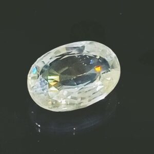 Abhimantrit White Zircon Transparent Stone & Lab Certified 6.25 Carat - Image 5