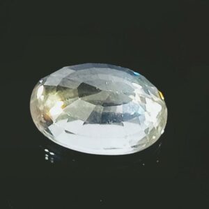 Abhimantrit White Zircon Transparent Stone & Lab Certified 6.25 Carat - Image 6