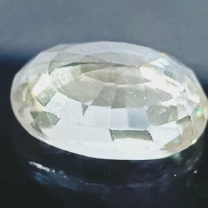 Abhimantrit White Zircon Transparent Stone & Lab Certified 6.25 Carat - Image 7