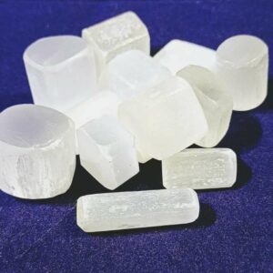 Selenite Tumble stone - Natural Raw Stone 100 Gram Tumble - Image 2