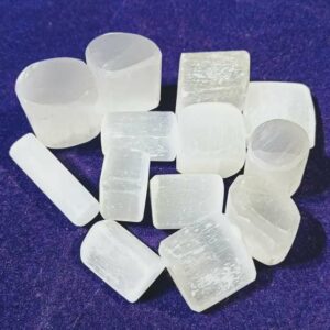 Selenite Tumble stone - Natural Raw Stone 100 Gram Tumble - Image 4