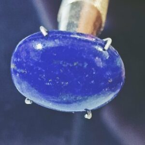 Abhimantrit Lapis Lazuli (Lazward) Stone & Certified -4.25 Carat - Image 1