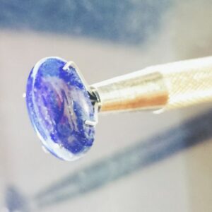 Abhimantrit Lapis Lazuli (Lazward) Stone & Certified -4.25 Carat - Image 6