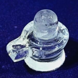 Abhimantrit Indian Sphatik Shivling - 44 Gram & Lab- Certified - Image 2