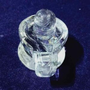 Abhimantrit Indian Sphatik Shivling - 41 Gram & Lab- Certified - Image 3