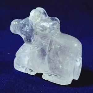Abhimantrit Lab Certified Indian Sphatik Nandi - 80 Gram - Image 5