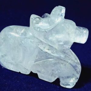 Lab Certified Indian Sphatik Nandi 100 Gram & Abhimantrit - Image 5