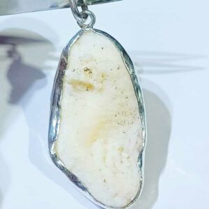 Natural Shukra Mani Lab Certified & Abhimantrit-115 Carat  in silver locket - Image 3