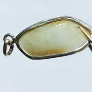 Abhimantrit Natural & Genuine Energized Shukra Mani 20 Carat in Silver Pendant - Image 5
