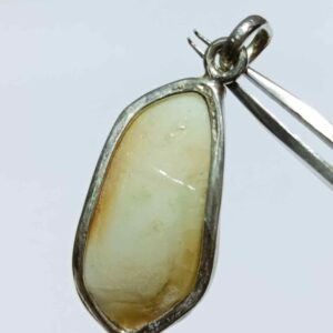 Abhimantrit Natural & Genuine Energized Shukra Mani 20 Carat in Silver Pendant - Image 3