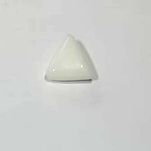 Triangle White Coral Stone (Moonga) Lab Certified & Abhimantrit  6.25 Carat - Image 6