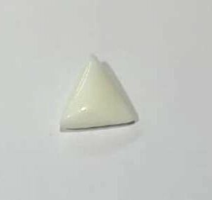 Triangle White Coral Stone (Moonga) Lab Certified  & Abhimantrit  5.25 Carat - Image 3