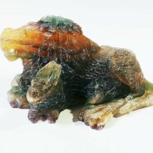 Labradorite Stone Lion Idol 141 Gram Lab-Tested & Abhimantrit - Image 5