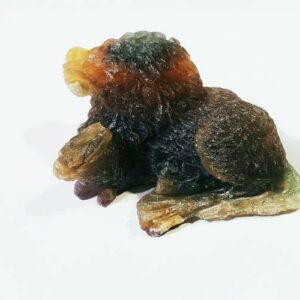 Labradorite Stone Lion Idol 141 Gram Lab-Tested & Abhimantrit - Image 3