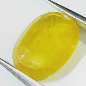 Yellow Sapphire (Pukhraj) Certified & Abhimantrit- 7.25 Carat - Image 7