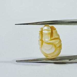 Abhimantrit Lord Ganesha carved Moti (Pearl) & Lab-Certified Carat 8.4 - Image 3