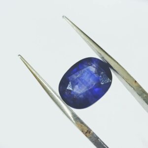 Blue Sapphire (Neelam Stone) Lab-Certified & Mantrit (Energized) 6.25 Carat - Image 4