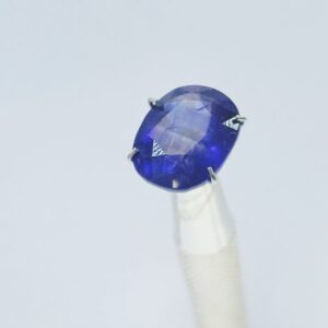 Blue Sapphire (Neelam Stone) Lab-Certified & Mantrit (Energized) 6.25 Carat - Image 7