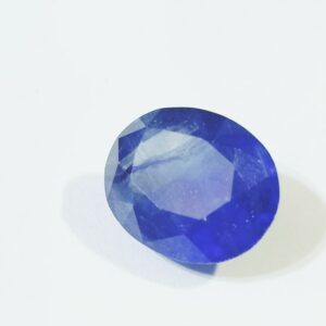 Blue Sapphire (Neelam Stone) Lab-Certified & Abhimantrit 7.25 Carat - Image 3