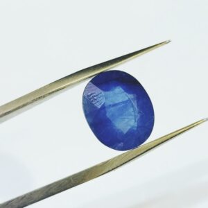 Blue Sapphire (Neelam Stone) Lab-Certified & Abhimantrit 8.25 Carat - Image 5